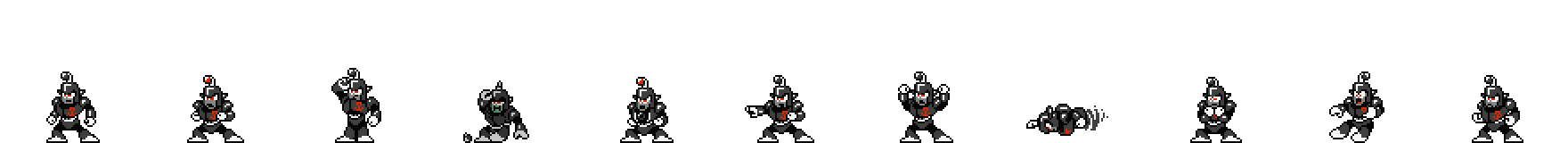 Dive Man (Darkness Alt) | Base Sprite Left