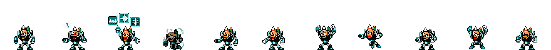 Doc Robot (Freeze Core) | Base Sprite Left