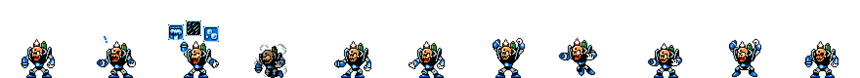 Doc Robot (Water Core) | Base Sprite Left
