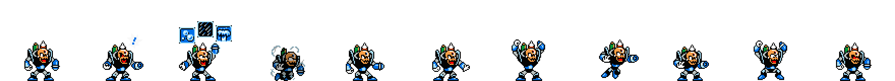 Doc Robot (Water Core) | Base Sprite Right