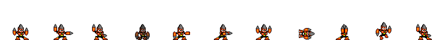 Drill Man (Prototype Alt) | Base Sprite Right