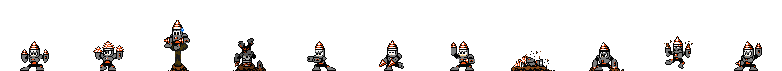 Drill Man (Weapon Alt) | Base Sprite Left