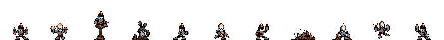 Drill Man (Weapon Alt) | Base Sprite Right