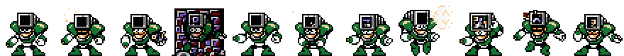 Dust Man (Green Alt) | Base Sprite Left