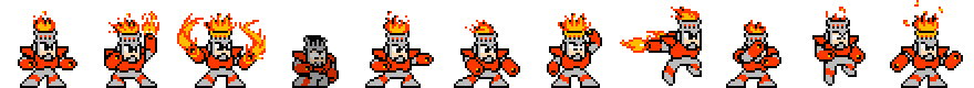 Fire Man | Base Sprite Right