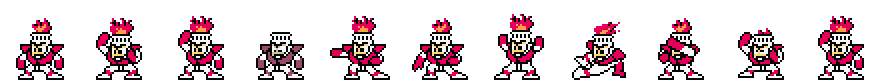 Fire Man (Prototype Alt) | Base Sprite Left