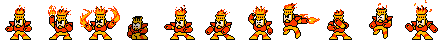 Fire Man (Weapon Alt) | Base Sprite Left