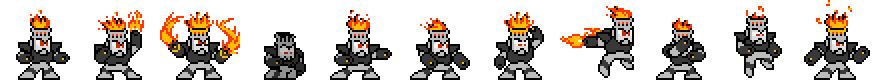 Fire Man (Darkness Alt) | Base Sprite Right