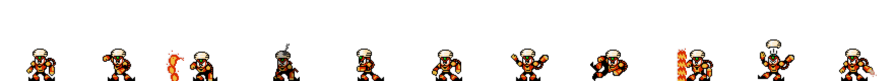 Flame Man | Base Sprite Left