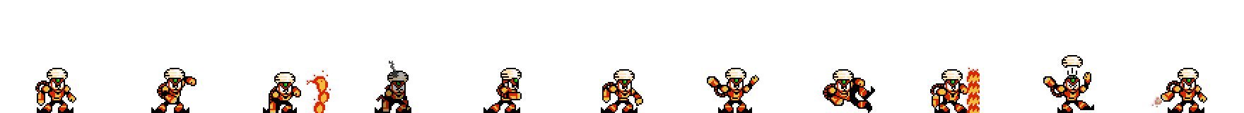 Flame Man | Base Sprite Right