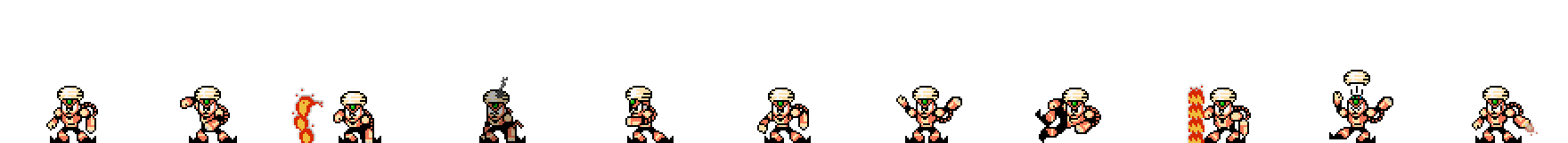 Flame Man (Weapon Alt) | Base Sprite Left