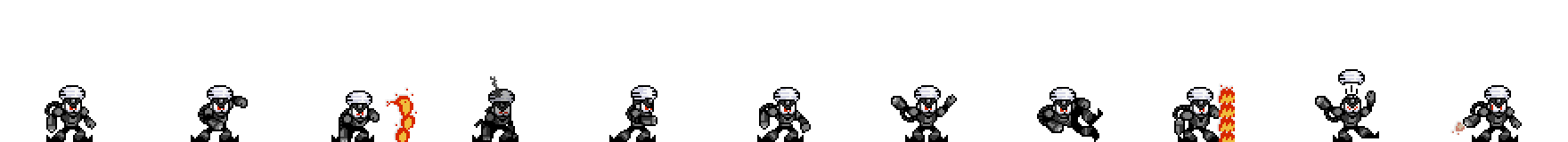 Flame Man (Darkness Alt) | Base Sprite Right