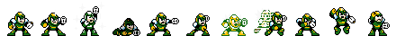 Flash Man (Green Alt) | Base Sprite Right