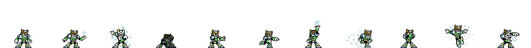 Freeze Man (Permafrost Alt) | Base Sprite Right