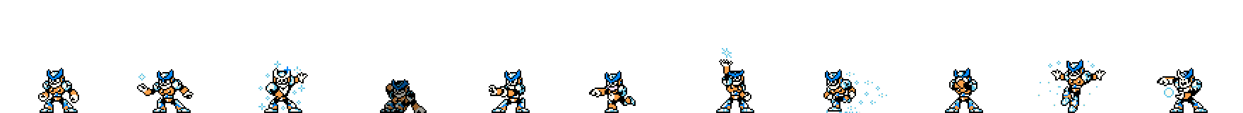 Freeze Man (Sherbet Alt) | Base Sprite Left