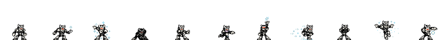 Freeze Man (Darkness Alt) | Base Sprite Right