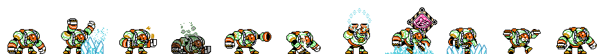 Frost Man (Citrus Alt) | Base Sprite Right