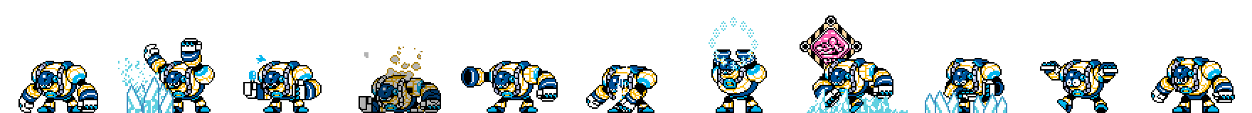 Frost Man (Weapon Alt) | Base Sprite Left