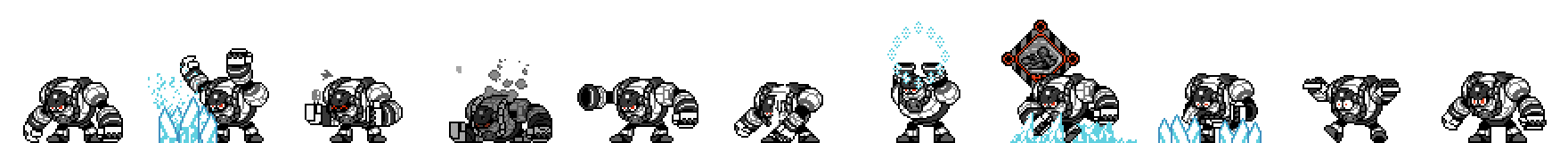 Frost Man (Darkness Alt) | Base Sprite Left