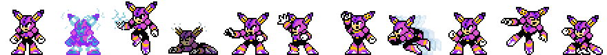 Fuse Man (Magenta Alt) | Base Sprite Left