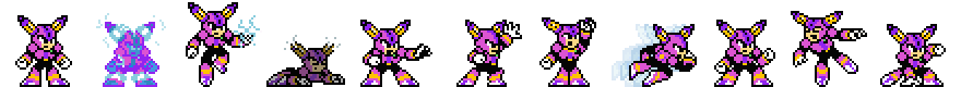 Fuse Man (Magenta Alt) | Base Sprite Right