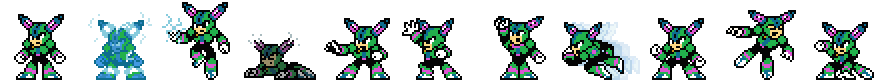 Fuse Man (Emerald Alt) | Base Sprite Left