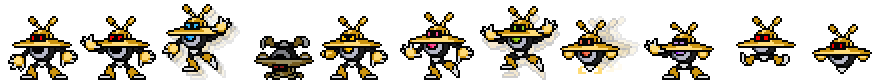 Galaxy Man (Gold Alt) | Base Sprite Left