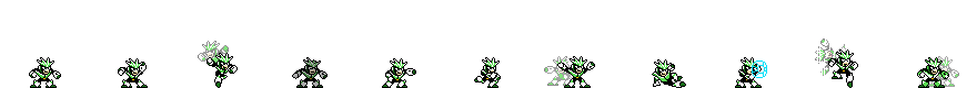 Gemini Man (Emerald Alt) | Base Sprite Right