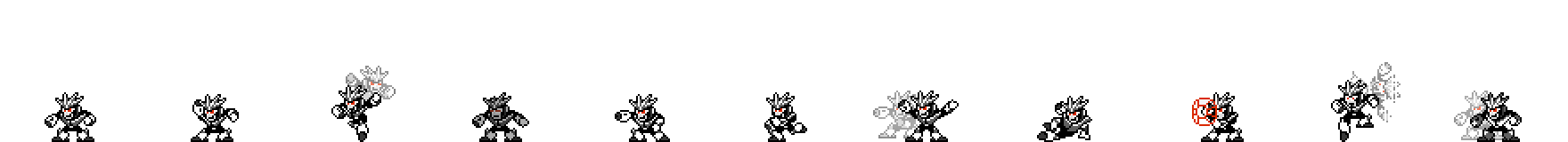 Gemini Man (Darkness Alt) | Base Sprite Left