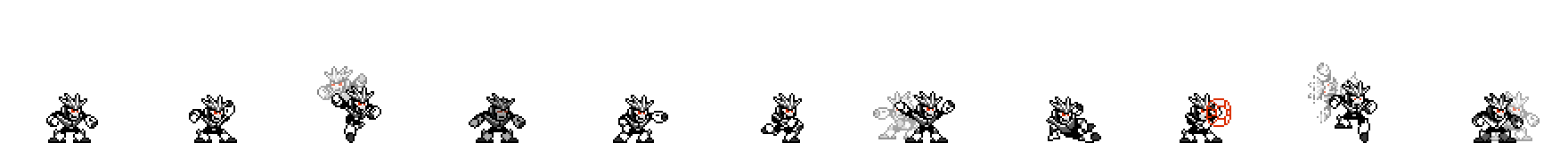 Gemini Man (Darkness Alt) | Base Sprite Right