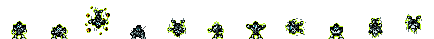 Gravity Man (Asteroid Alt) | Base Sprite Left