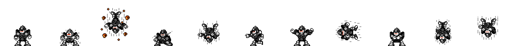 Gravity Man (Darkness Alt) | Base Sprite Left