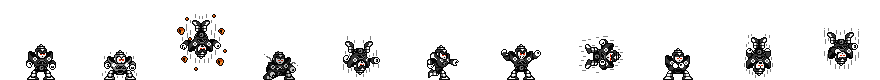 Gravity Man (Darkness Alt) | Base Sprite Right