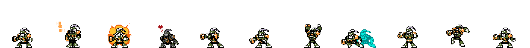 Grenade Man (Pineapple Alt) | Base Sprite Left