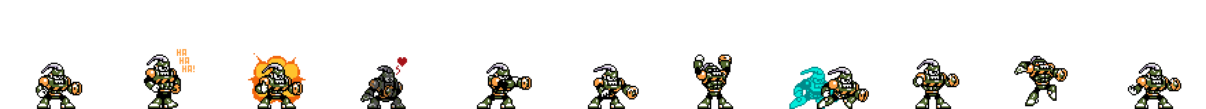 Grenade Man (Pineapple Alt) | Base Sprite Right