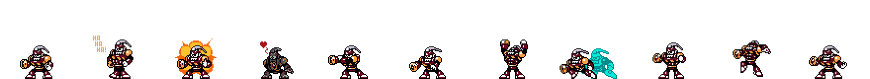 Grenade Man (Pomegranate Alt) | Base Sprite Left