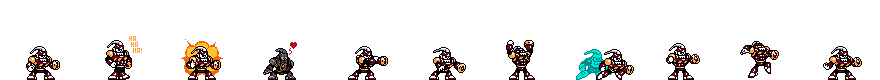 Grenade Man (Pomegranate Alt) | Base Sprite Right