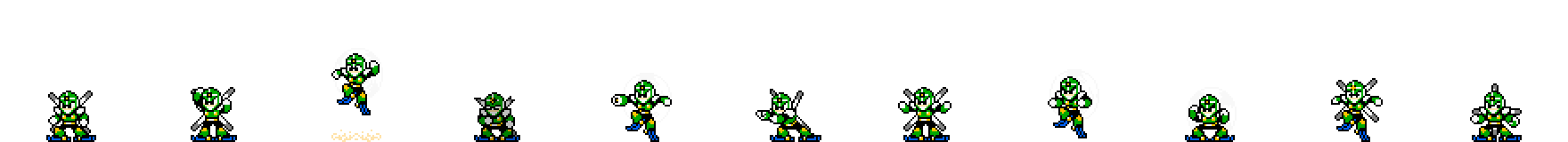 Gyro Man | Base Sprite Left