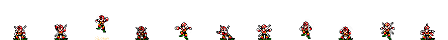 Gyro Man (Red Alt) | Base Sprite Left