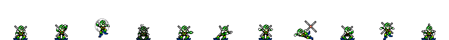 Gyro Man (Prototype Alt) | Base Sprite Right