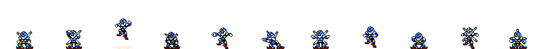 Gyro Man (Blue Alt) | Base Sprite Left