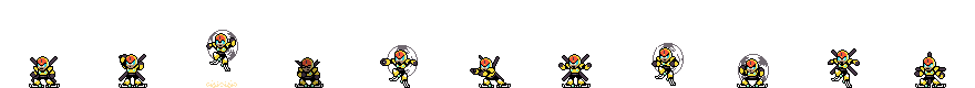 Gyro Man (Network Alt) | Base Sprite Left