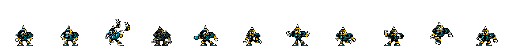 Hornet Man (Indigo Alt) | Base Sprite Left