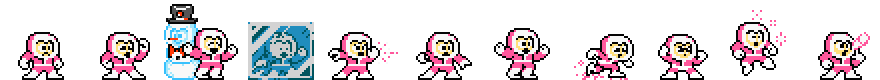 Ice Man (Pink Alt) | Base Sprite Right