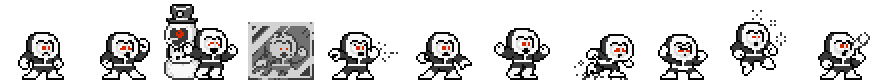 Ice Man (Darkness Alt) | Base Sprite Right