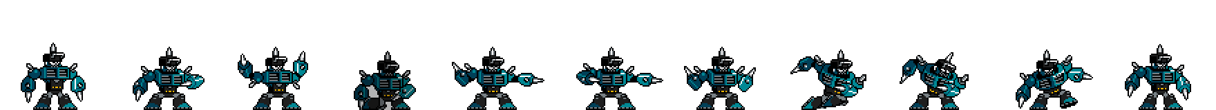 Impact Man (Blue Collar Alt) | Base Sprite Right