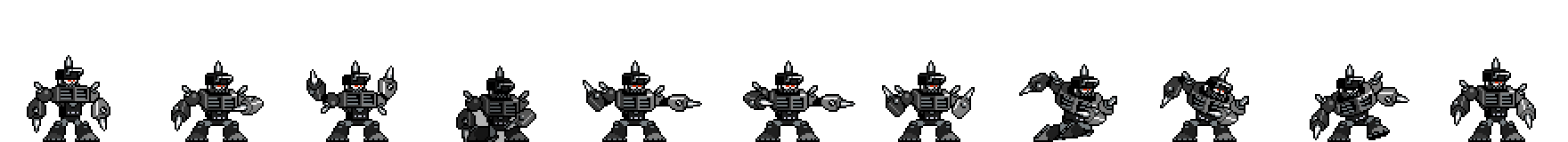Impact Man (Darkness Alt) | Base Sprite Right