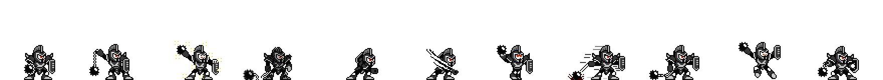 Knight Man (Darkness Alt) | Base Sprite Right