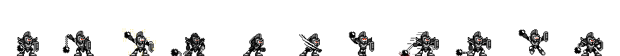 Knight Man (Darkness Alt) | Base Sprite Right