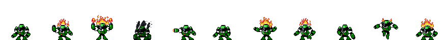 Magma Man (Kilauea Alt) | Base Sprite Left
